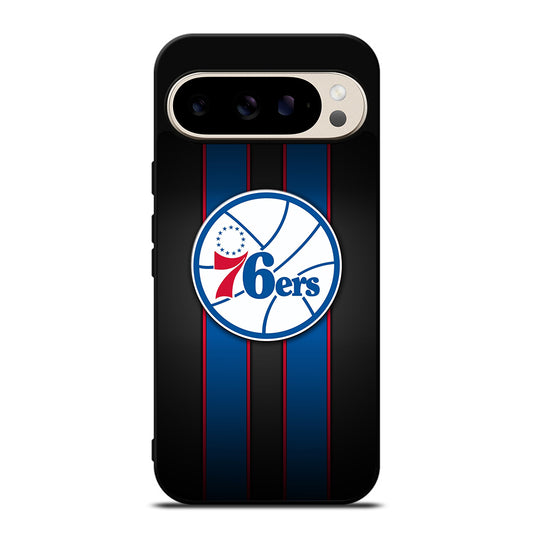 PHILADELPHIA 76ERS STRIPE LOGO Google Pixel 9 Pro Case Cover