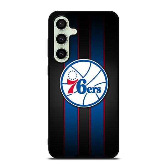 PHILADELPHIA 76ERS STRIPE LOGO Samsung Galaxy S24 FE Case Cover