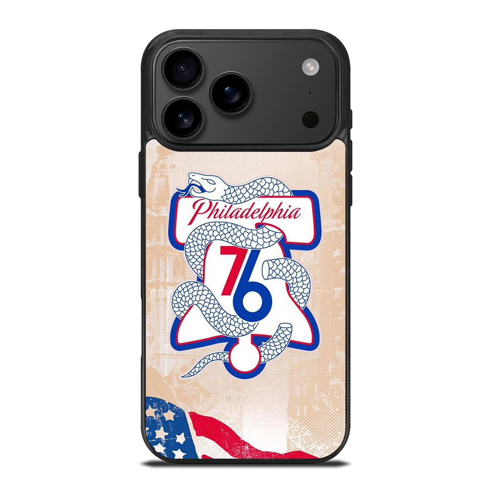 PHILADELPHIA 76ERS VINTAGE LOGO iPhone 17 Pro Max Case Cover