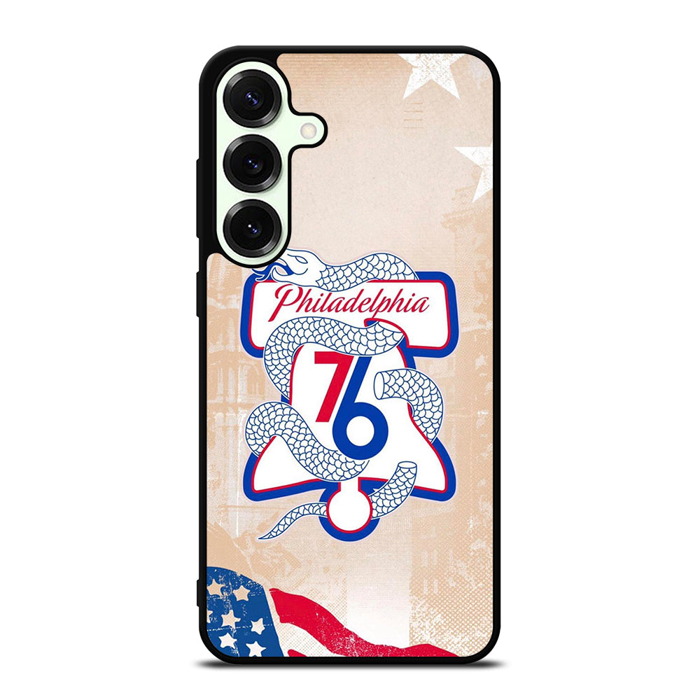PHILADELPHIA 76ERS VINTAGE LOGO Samsung Galaxy S26 Plus Case Cover