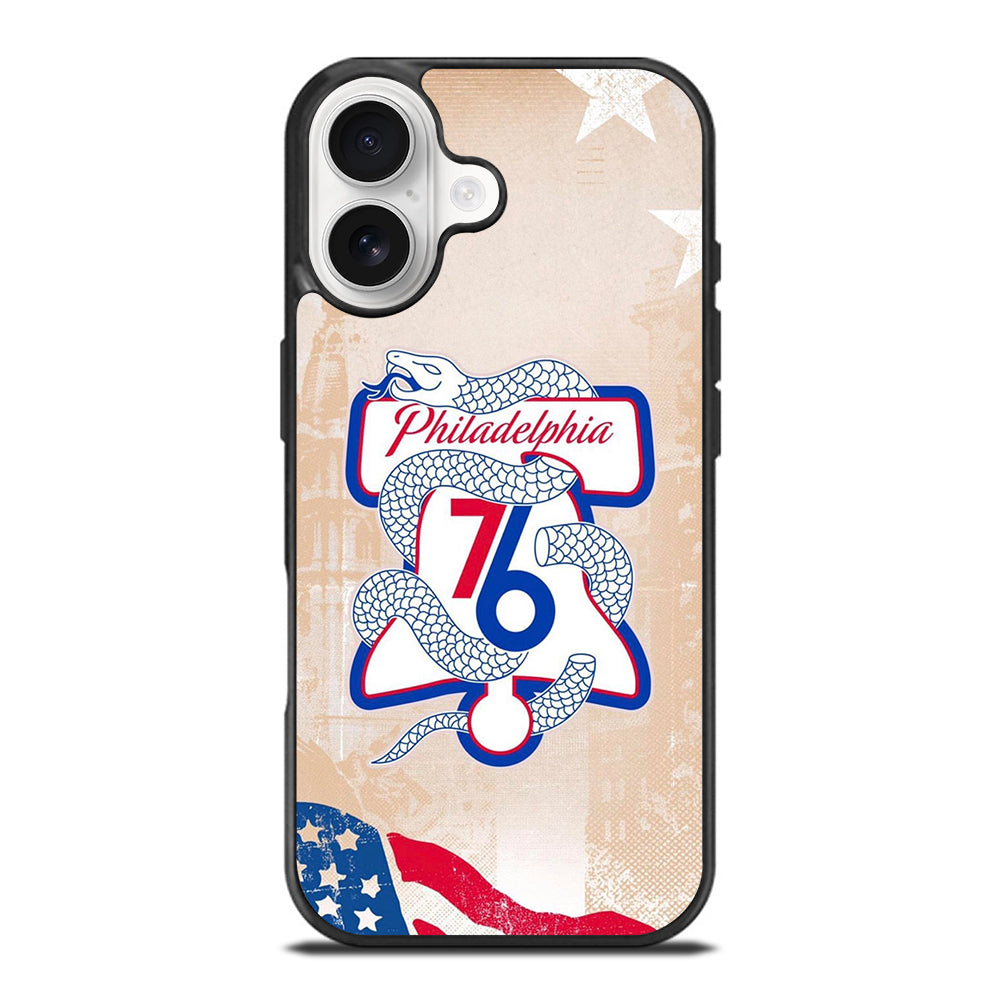 PHILADELPHIA 76ERS VINTAGE LOGO iPhone 17 Case Cover