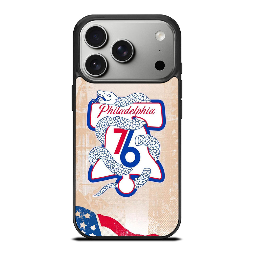 PHILADELPHIA 76ERS VINTAGE LOGO iPhone 17 Pro Case Cover