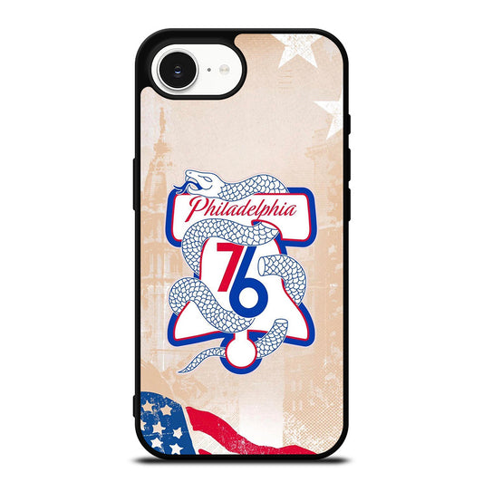 PHILADELPHIA 76ERS VINTAGE LOGO iPhone 16e Case Cover