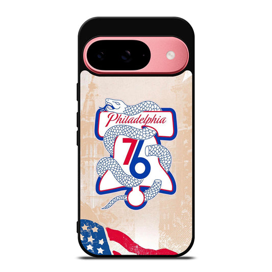 PHILADELPHIA 76ERS VINTAGE LOGO Google Pixel 9 Case Cover