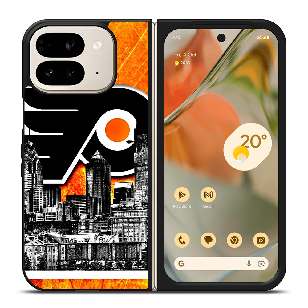 PHILADELPHIA FLYERS NHL LOGO 1 Google Pixel 9 Pro Fold Case Cover