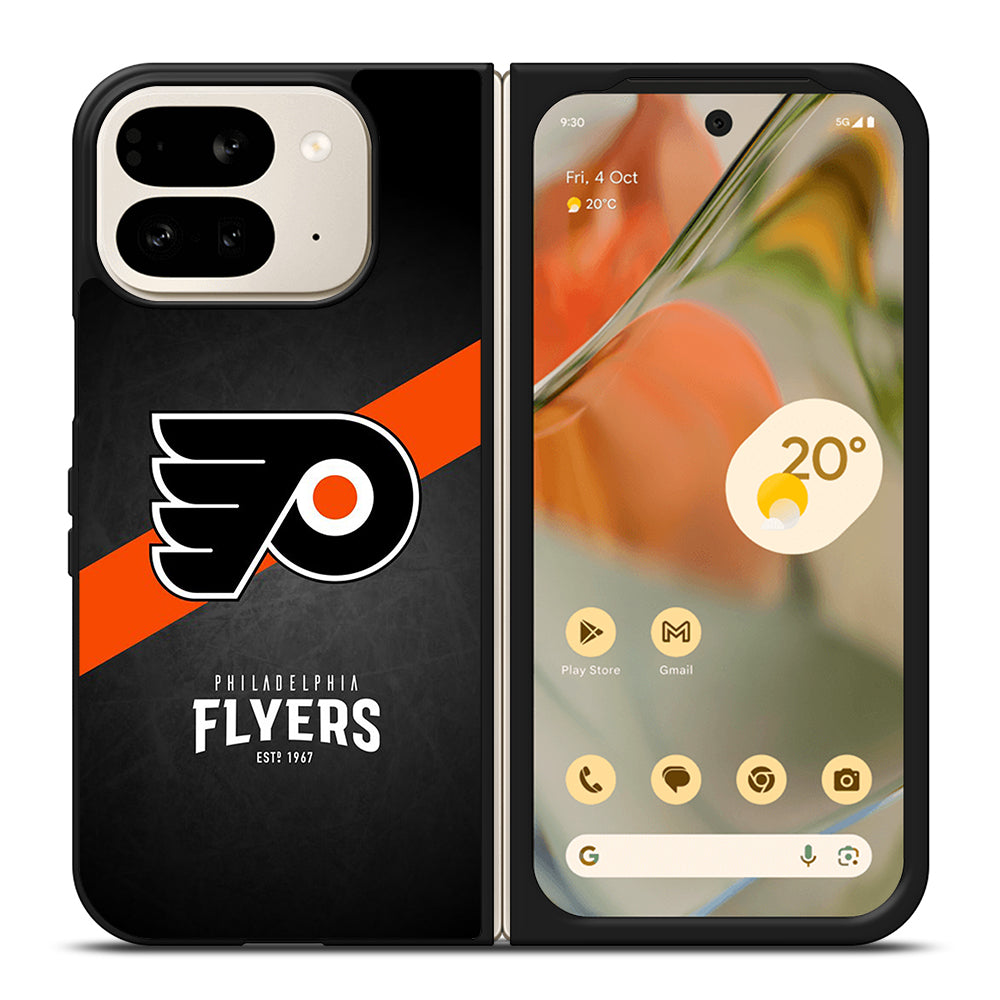 PHILADELPHIA FLYERS NHL LOGO 3 Google Pixel 9 Pro Fold Case Cover