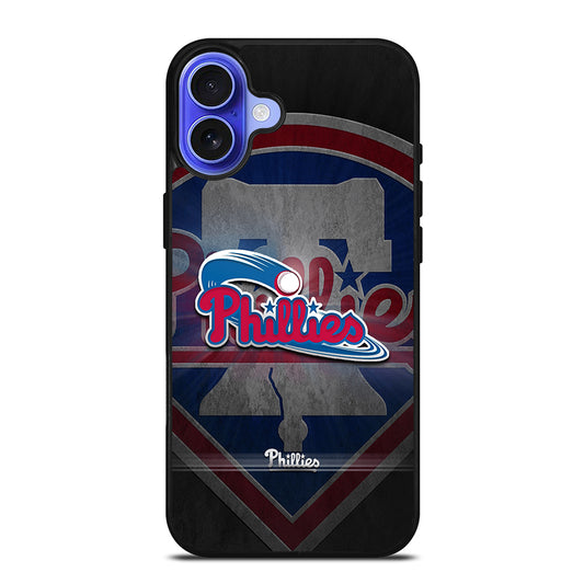 PHILADELPHIA PHILLIES MLB LOGO 1 iPhone 16 Case Cover