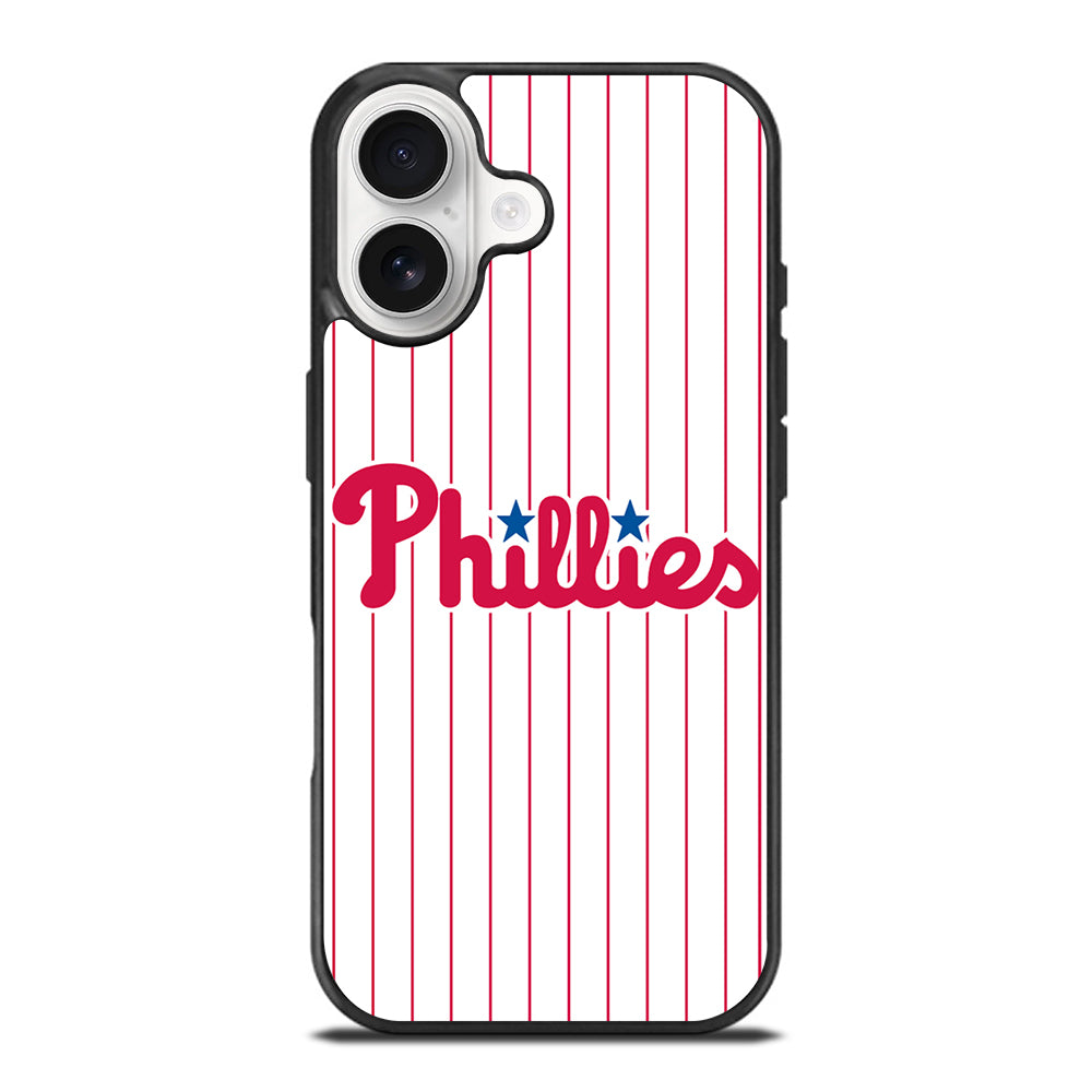 PHILADELPHIA PHILLIES MLB STRIPE iPhone 17 Case Cover
