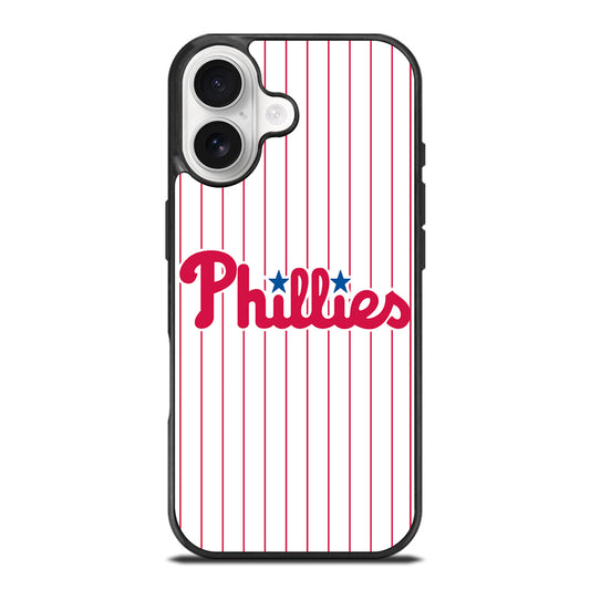 PHILADELPHIA PHILLIES MLB STRIPE iPhone 17 Case Cover