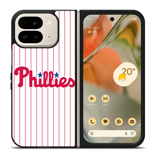 PHILADELPHIA PHILLIES MLB STRIPE Google Pixel 9 Pro Fold Case Cover