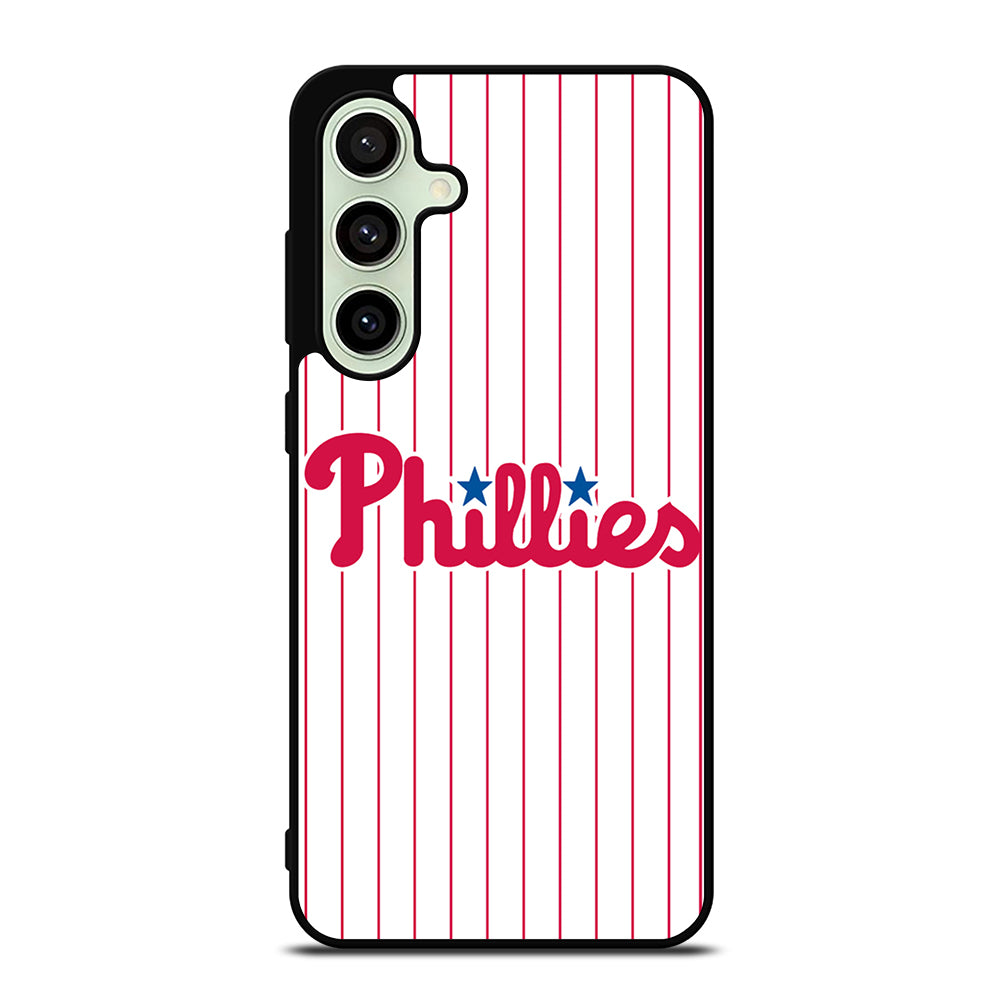 PHILADELPHIA PHILLIES MLB STRIPE Samsung Galaxy S24 FE Case Cover