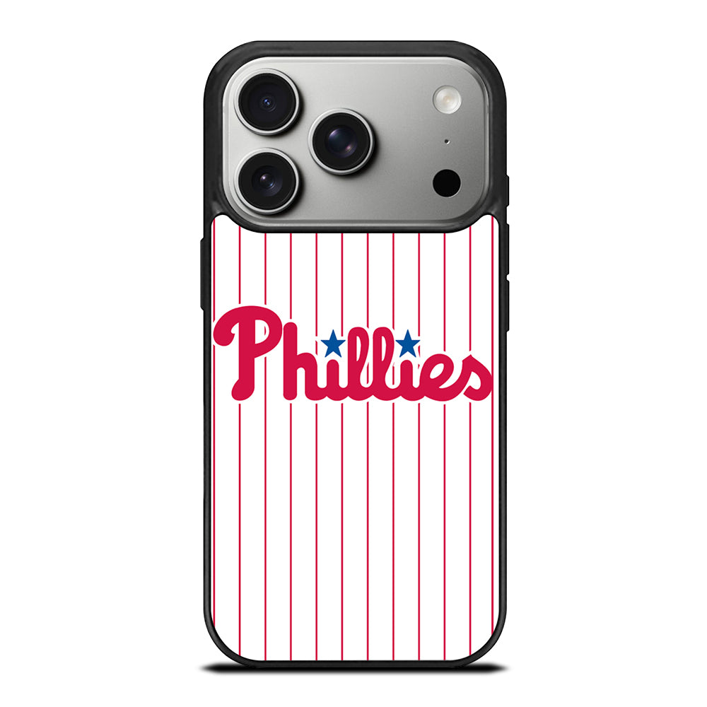 PHILADELPHIA PHILLIES MLB STRIPE iPhone 17 Pro Case Cover