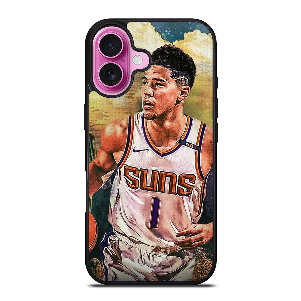 PHOENIX SUNS DEVIN BOOKER BASKETBALL iPhone 16 Plus Case Cover
