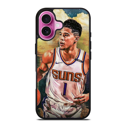 PHOENIX SUNS DEVIN BOOKER BASKETBALL iPhone 16 Plus Case Cover