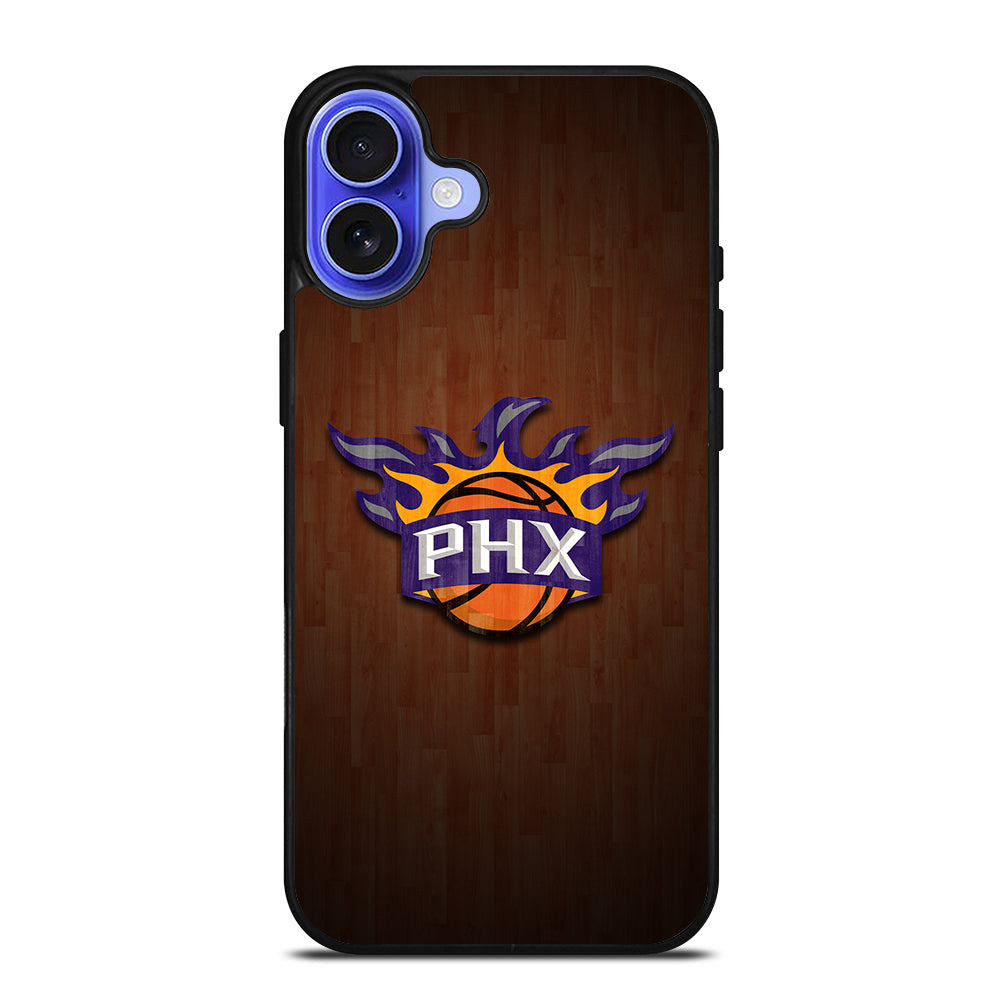 PHOENIX SUNS WOODEN LOGO iPhone 16 Case Cover