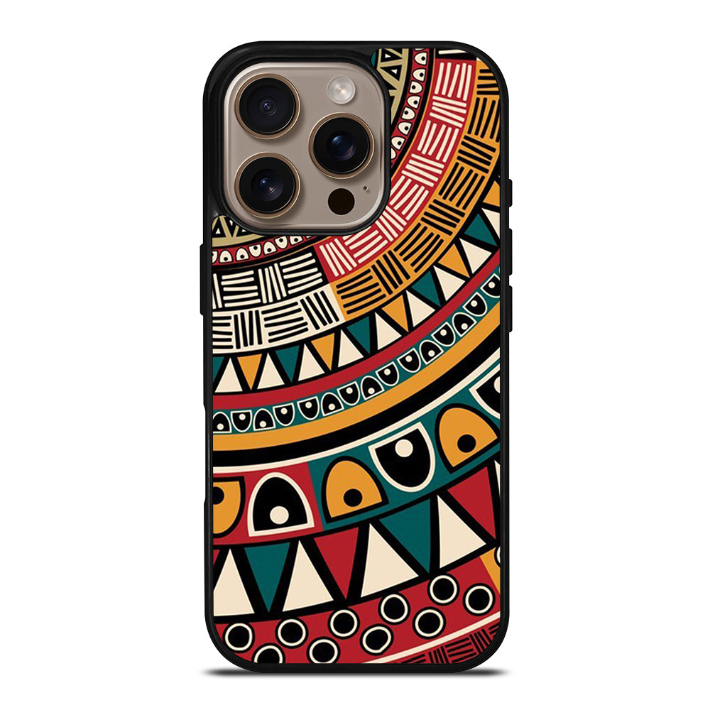 PIECE TRIBAL PATTERN ART iPhone 16 Pro Case Cover