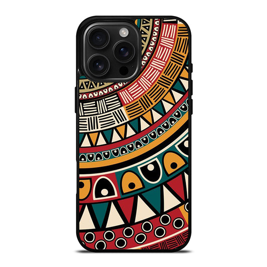PIECE TRIBAL PATTERN ART iPhone 16 Pro Max Case Cover