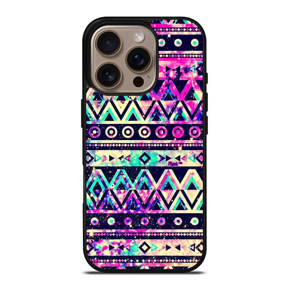 PIECE TRIBAL PATTERN GALAXY iPhone 16 Pro Case Cover