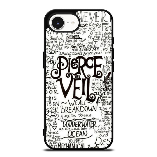 PIERCE THE VEIL LYRIC iPhone 16e Case Cover