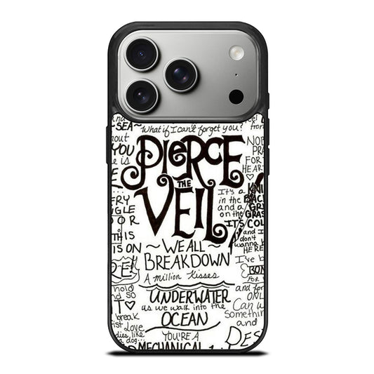 PIERCE THE VEIL LYRIC iPhone 17 Pro Case Cover