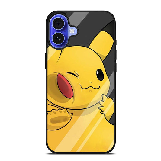 PIKACHU CUTE CARTOON iPhone 16 Case Cover