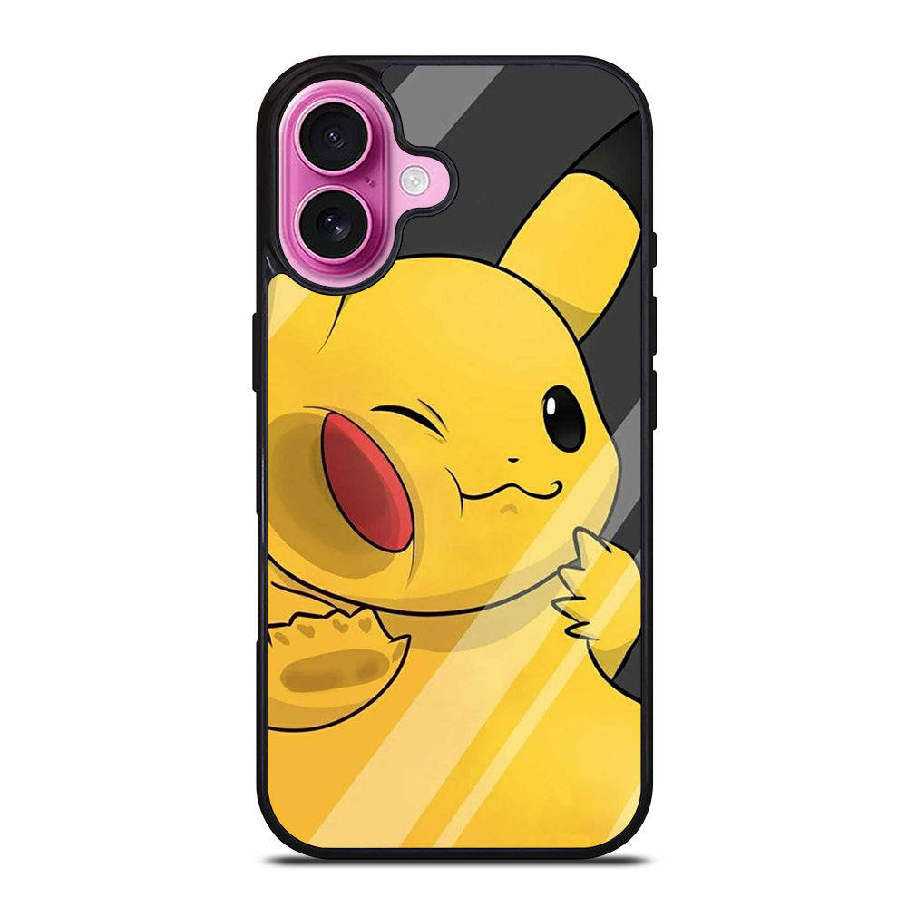 PIKACHU CUTE CARTOON iPhone 16 Plus Case Cover