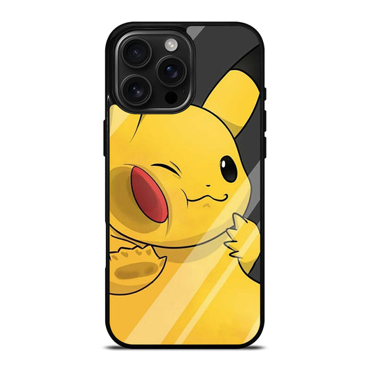 PIKACHU CUTE CARTOON iPhone 16 Pro Max Case Cover