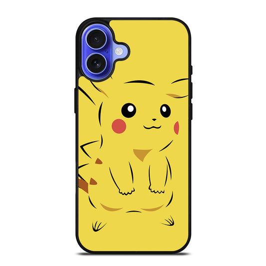 PIKACHU POKEMON CARTOON iPhone 16 Case Cover