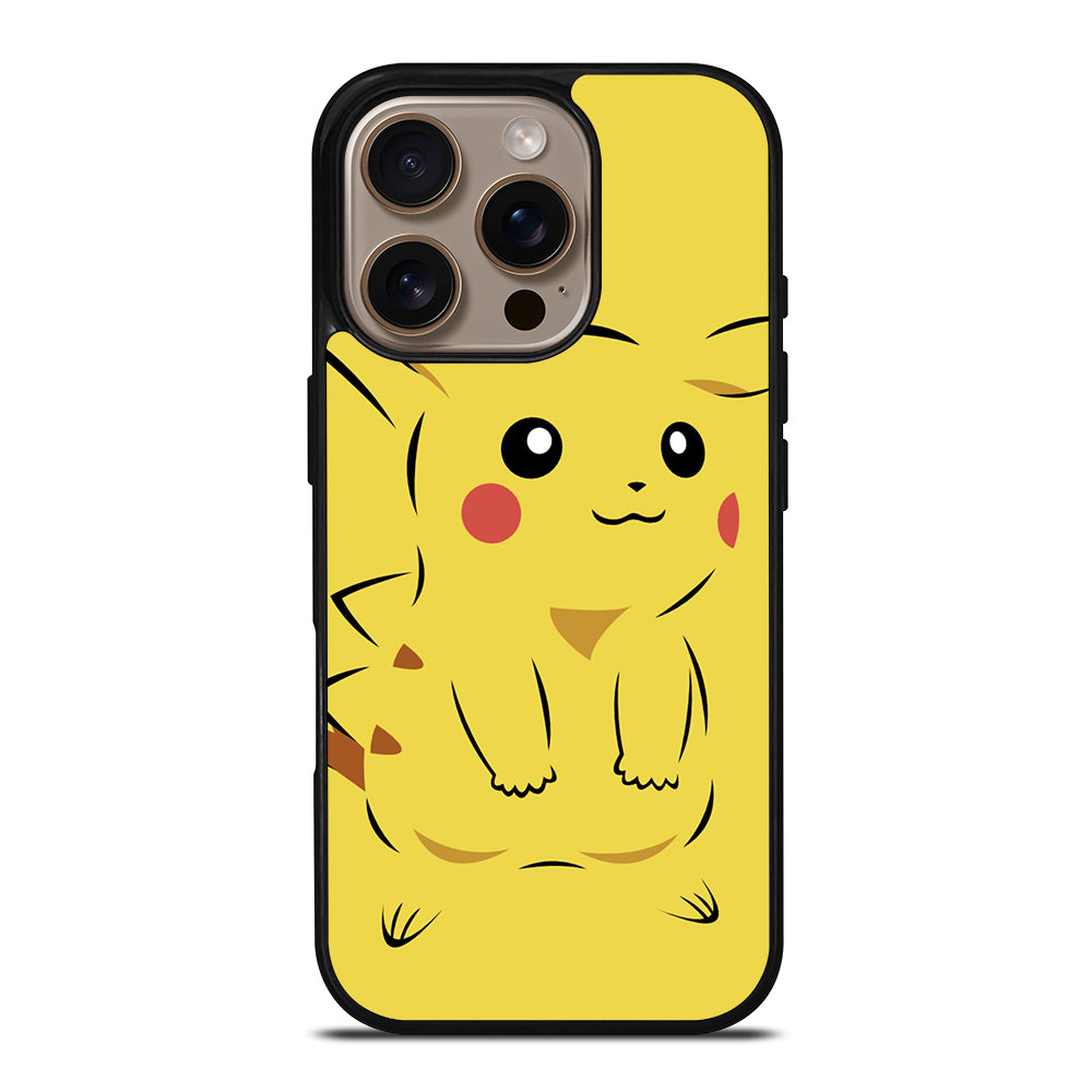 PIKACHU POKEMON CARTOON iPhone 16 Pro Case Cover