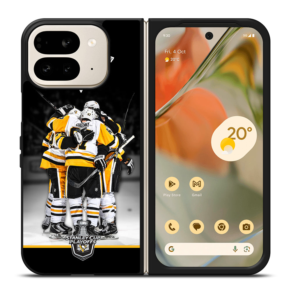 PITTSBURGH PENGUINS HOCKEY 3 Google Pixel 9 Pro Fold Case Cover