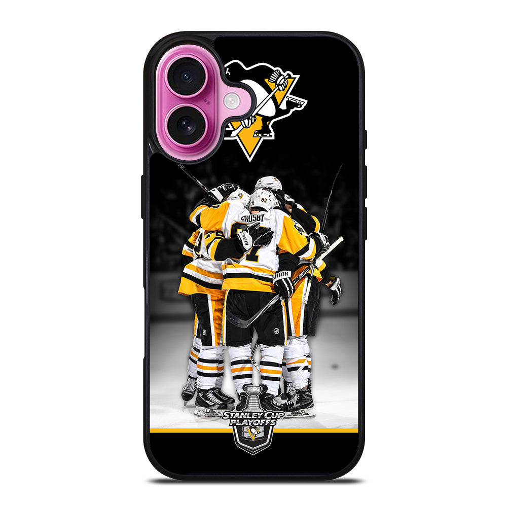PITTSBURGH PENGUINS HOCKEY 3 iPhone 16 Plus Case Cover