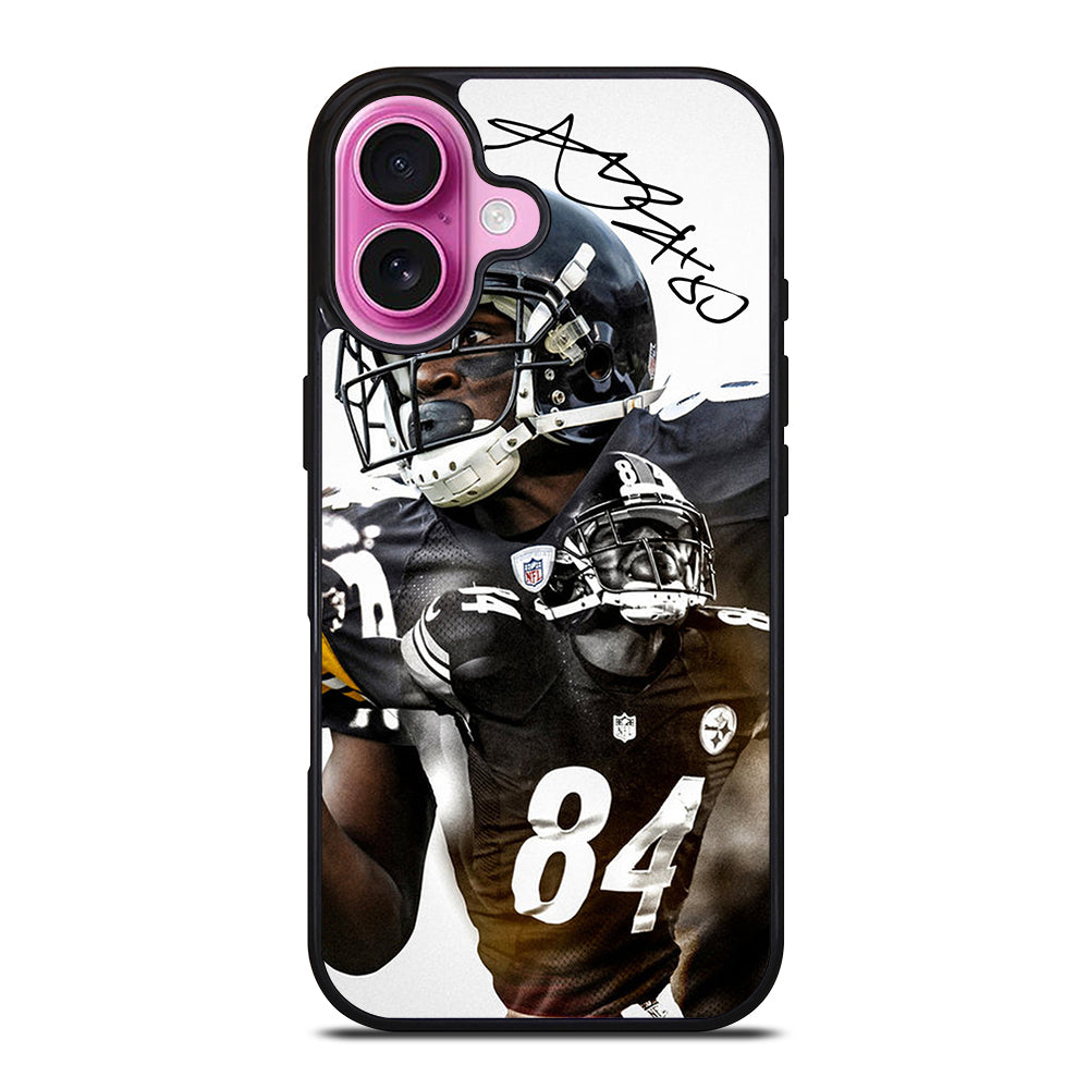 PITTSBURGH STEELERS ANTONIO BROWN SIGNATURE iPhone 16 Plus Case Cover
