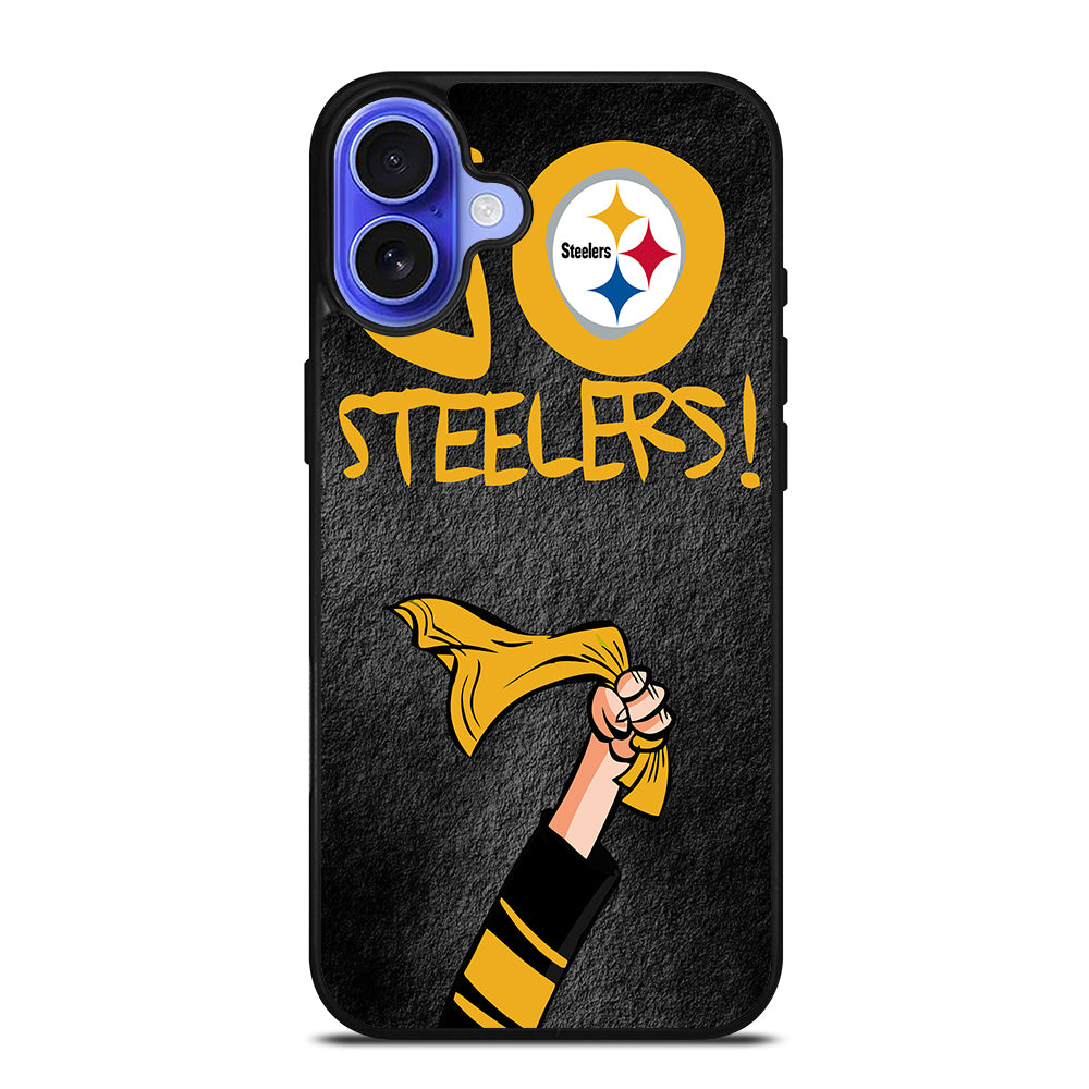 PITTSBURGH STEELERS GO STEELERS iPhone 16 Case Cover