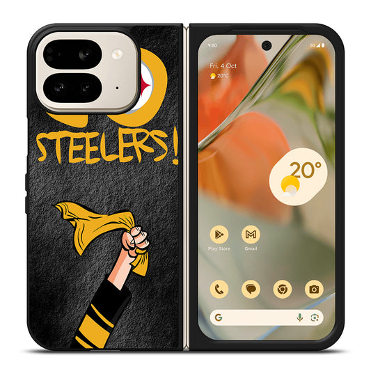 PITTSBURGH STEELERS GO STEELERS Google Pixel 9 Pro Fold Case Cover