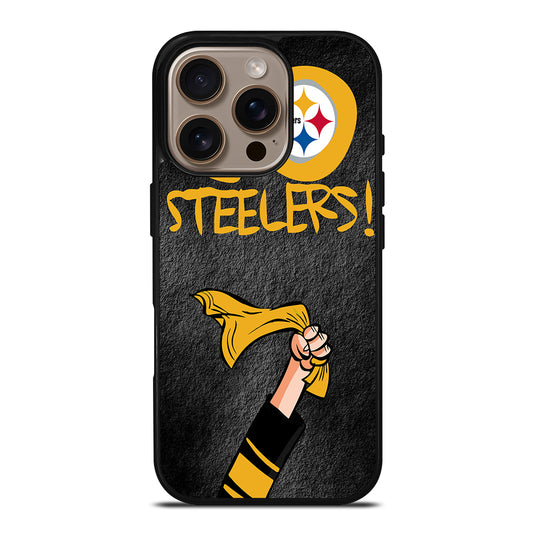 PITTSBURGH STEELERS GO STEELERS iPhone 16 Pro Case Cover