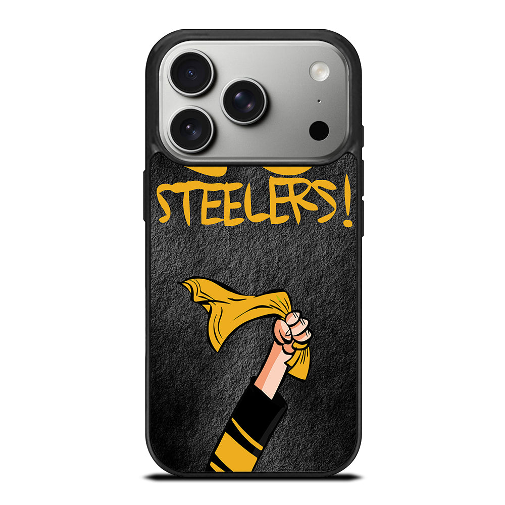 PITTSBURGH STEELERS GO STEELERS iPhone 17 Pro Case Cover