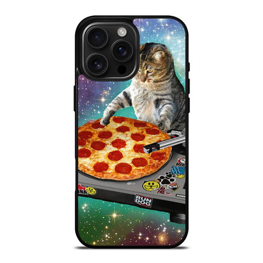 PIZZA CAT DJ iPhone 16 Pro Max Case Cover