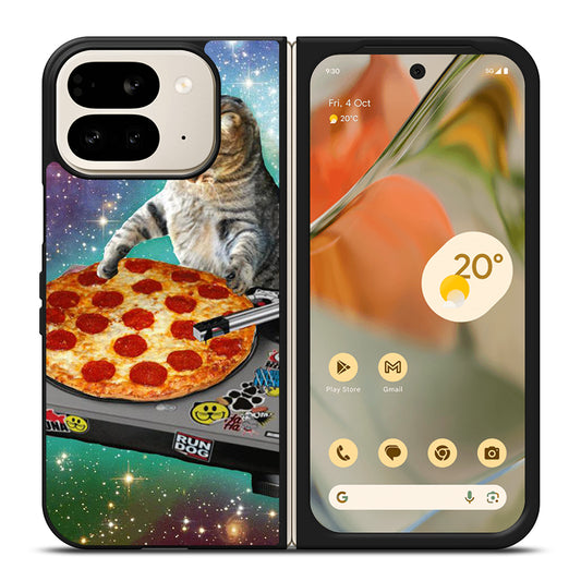 PIZZA CAT DJ Google Pixel 9 Pro Fold Case Cover