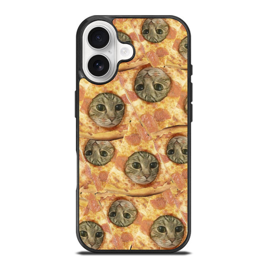 PIZZA CAT PATTERN iPhone 17 Case Cover