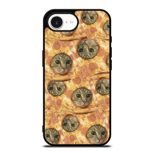 PIZZA CAT PATTERN iPhone 16e Case Cover