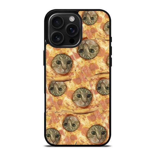 PIZZA CAT PATTERN iPhone 16 Pro Max Case Cover
