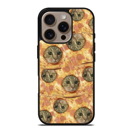 PIZZA CAT PATTERN iPhone 16 Pro Case Cover