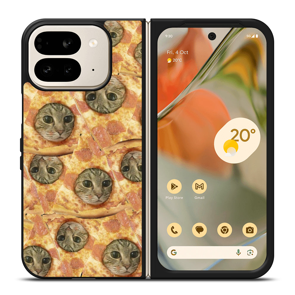 PIZZA CAT PATTERN Google Pixel 9 Pro Fold Case Cover