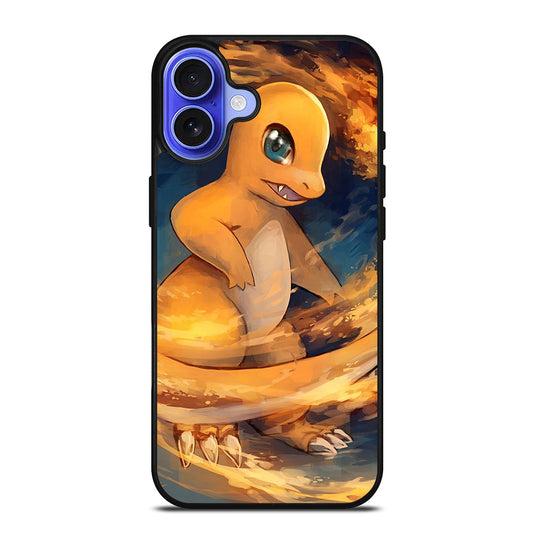 POKEMON ANIME CHARMANDER ART iPhone 16 Case Cover