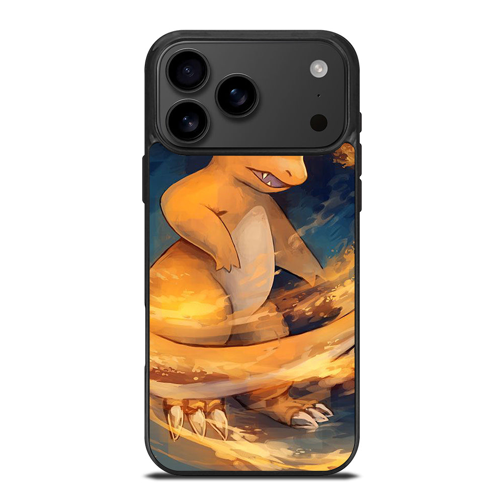 POKEMON ANIME CHARMANDER ART iPhone 17 Pro Max Case Cover