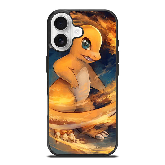 POKEMON ANIME CHARMANDER ART iPhone 17 Case Cover
