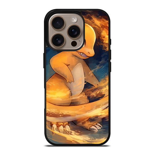 POKEMON ANIME CHARMANDER ART iPhone 16 Pro Case Cover