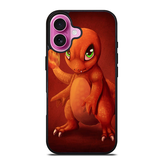 POKEMON CHARMANDER CARTOON 3 iPhone 16 Plus Case Cover