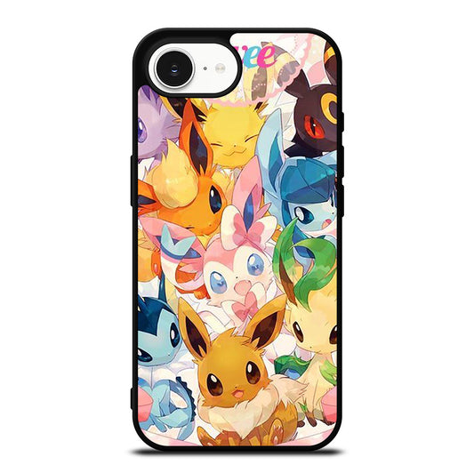 POKEMON EEVEE ALL EVOLUTION 1 iPhone 16e Case Cover
