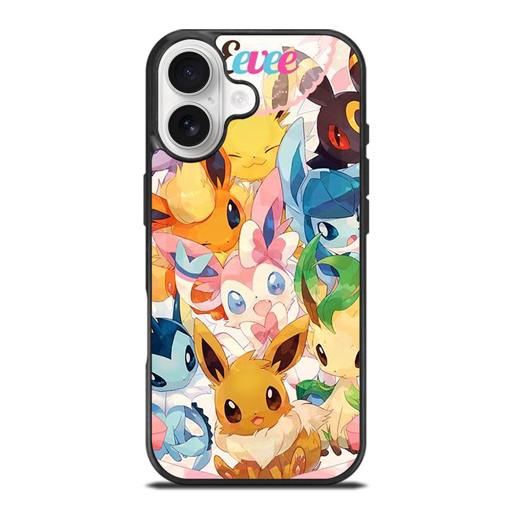 POKEMON EEVEE ALL EVOLUTION 1 iPhone 17 Case Cover